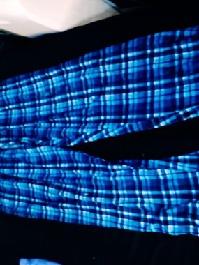 Blue Plaid Men's Jogger Pants - Comfortable Casual Sweatpants